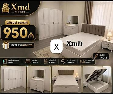 dosek matras satisi: Yataq otağı dəsti – XmD Mebel Tərkib: - Geniş 6 qapılı dolab - Bazalı — 1