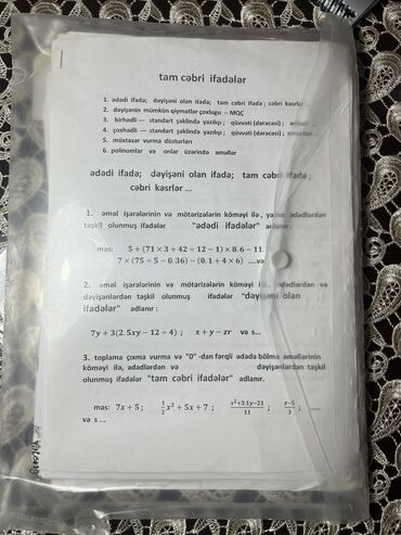 pdf test toplusu: Riyaziyyatin butun qaydalari pdf formada