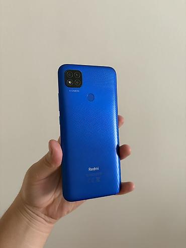 Redmi, Redmi 9C, Б/у, 32 ГБ, цвет - Синий, 2 SIM