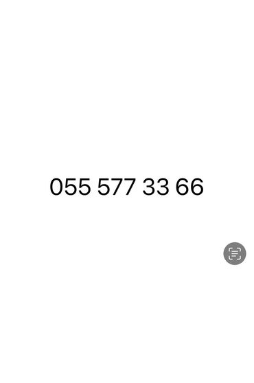 SİM-kartlar: Nömrə: ( 055 ) ( 5773366 ), İşlənmiş