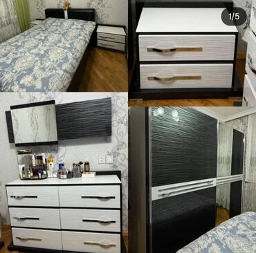 İkinəfərlik çarpayı, Termo, 2 tumba, Dolab, İşlənmiş