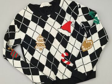 biały sweterek stylizacje: Sweterek, H&M, 12 lat, 146-152 cm, stan - Bardzo dobry