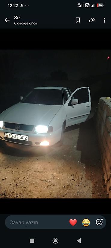 Volkswagen: Volkswagen Polo Classic – ağ rəng, sedan kuzov. Xüsusiyyətlər: - 4 — 3