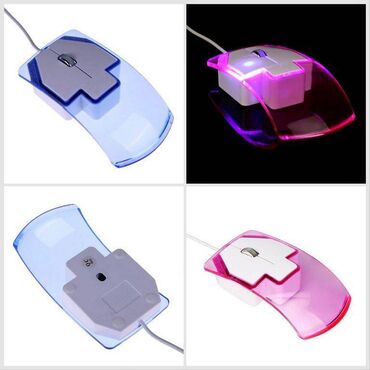 игровая мышь: USB компьютерная мышь "TOUMING" игровая, оргстекло проводная сo