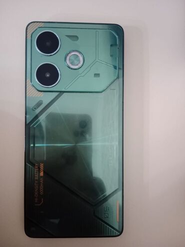 printerlər satisi: Tecno Pova 6, 256 GB, rəng - Mavi, Sensor, İki sim kartlı, Face ID