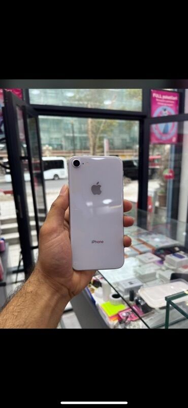 IPhone 8, 64 GB, Ağ, Barmaq izi