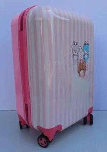 Rančevi, torbe i koferi: Dečji kofer na točkiće – Hello Kitty motiv - Tvrda školjka sa sjajnom — 13