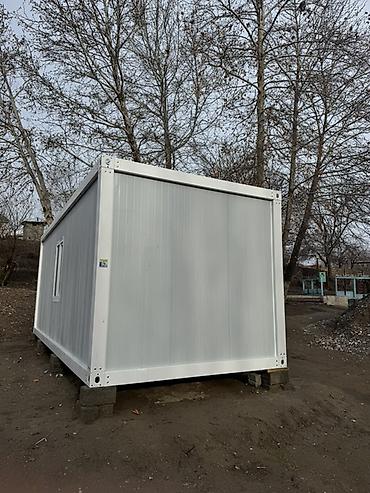 Продажа модульных домов: Бытовой модуль/вагон‑дом из сэндвич‑панелей - Габариты приблизительно — 6