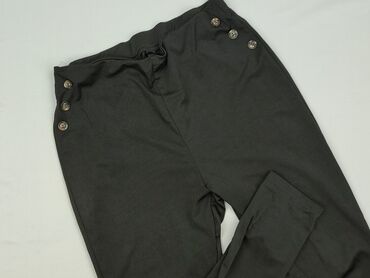 legginsy welurowe push up allegro: Material trousers for women, size 2XL (EU 44)