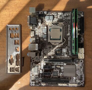 мат платы: Материнская плата, Б/у, Gigabyte, LGA1150, Для ПК