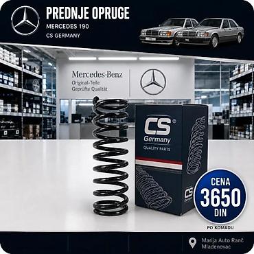 Opruge: MERCEDES 190 OPRUGE ZADNJE POLOVNE SET OBE RASPRODAJA | Opruge — 4
