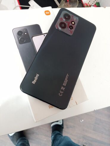 xiam: Xiaomi Redmi Note 12, 128 GB, rəng - Boz, 
 Düyməli, Barmaq izi, İki sim kartlı