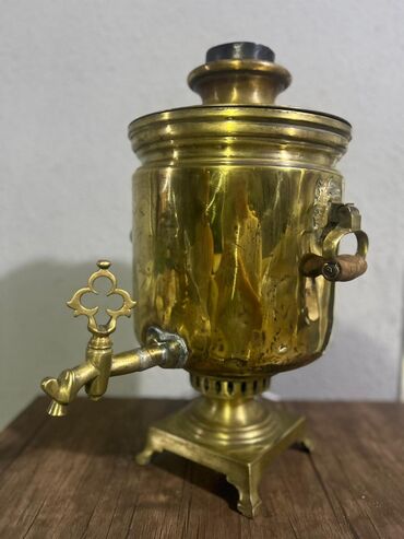 samovar qədimi: Б/у Дровяной Самовар, 9 л