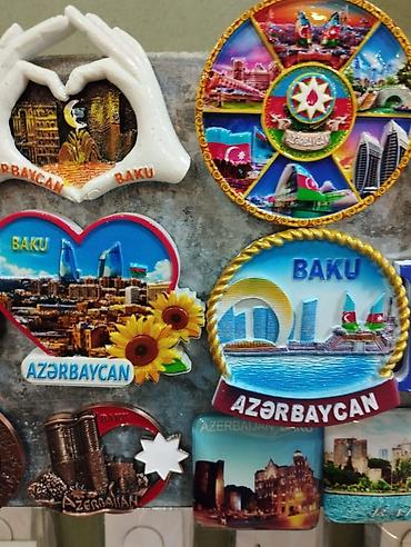 milli: Milli suvenirlər. Maqnitlər. 
Ünvan Amay ticarət mərkəzi maqazin225 — 2