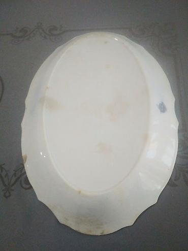 Əntiq qablar: Çox qədim Əntiq farfor bulud.İngiltərə,19-cu əsr.Uzunluğu 46 sm,eni 32 — 5