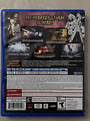 Video oyunlar və konsollar: PS4 oyunu: Naruto Shippuden: Ultimate Ninja Storm 4 (Bandai Namco) - — 2