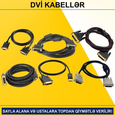 notebook alıram: DVİ Kabellər SAYLA ALANA VƏ USTALARA TOPDAN QİYMƏTLƏ VERİLİR! ⭐Display
