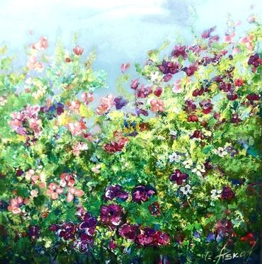 украинские художники: Картины на холсте 70/70см и 90/70см.- авторская живопись в стиле