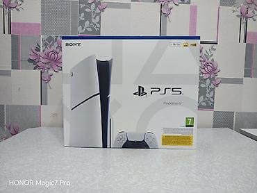 Video oyunlar və konsollar: PlayStation 5 Slim və Lenovo Legion R27İ-30 oyun monitoru. İkisidə — 1