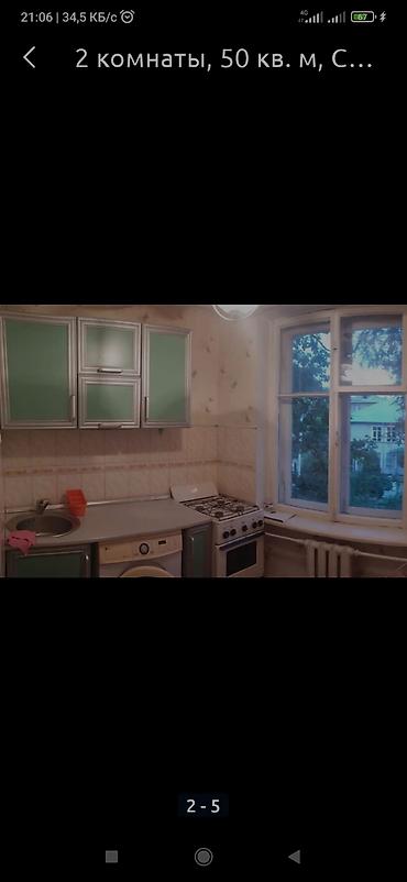 2ком кв бишкеке: 2 комнаты, 50 м², Индивидуалка, 3 этаж, Старый ремонт — 4