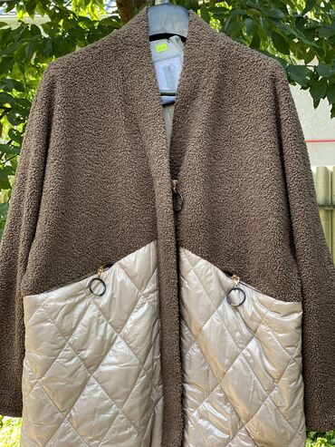 Личные вещи: Женская куртка 6XL (EU 52), цвет - Коричневый at lalafo.kg Личные вещи: Женская куртка 6XL (EU 52), цвет - Коричневый