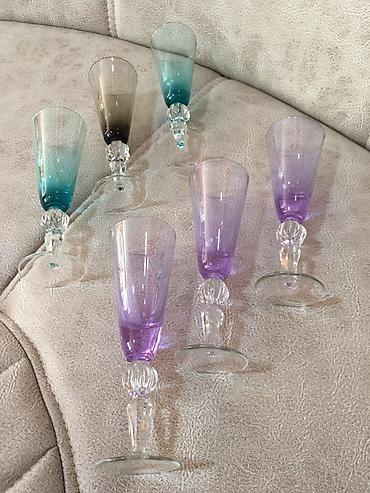 bayram: Qədəhlər, Xrustal, 6 ədədli dəst, 200 ml — 3