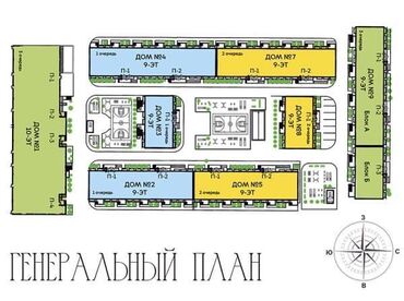 Продажа квартир: 1 комната, 53 м², Элитка, 7 этаж, ПСО (под самоотделку)
