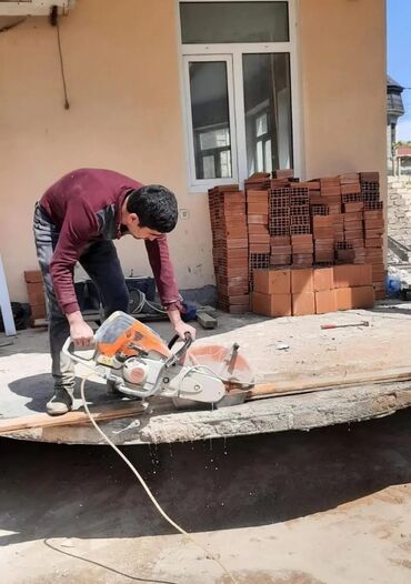 Beton işləri: Beton kəsmə–deşmə xidməti - Dəmirsiz və armaturlu betonun kəsilməsi — 10
