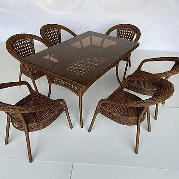 Комплекты садовой мебели: Комплект садовой мебели, Стол, Ротанг — 4