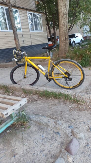 шоссейный велосипед старт шоссе: Коррейский шоссеный велосипед алюминиевый, сост отл все родное!