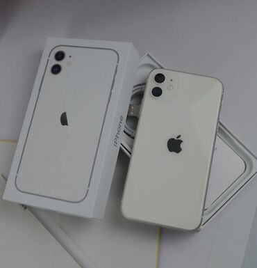 Aş qazanı: IPhone 11, 128 GB, Ağ, Zəmanət, Kredit, Barmaq izi