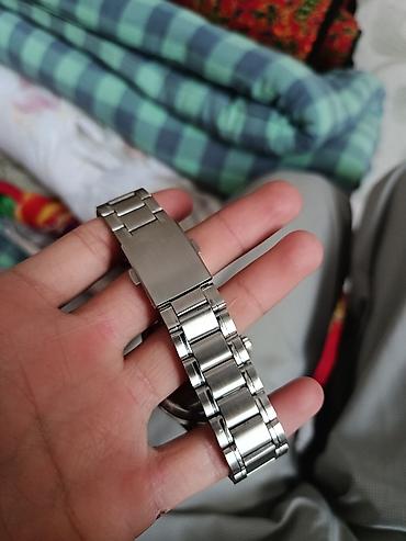 из серебра: Классические часы часы, Casio, Серебро, США, Водонепроницаемые, Мужские, Б/у — 5