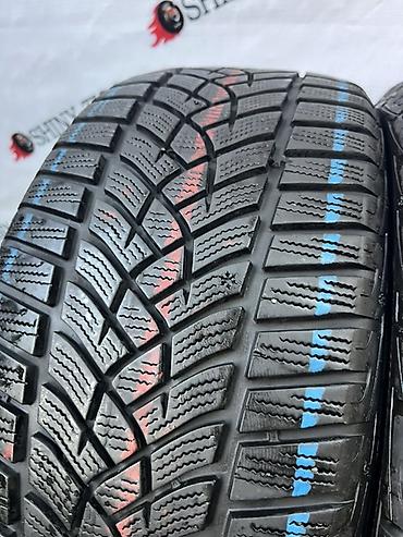 чёрные зимние: Шины 225 / 45 / R 18, Зима, Б/у, Пара, Легковые, Германия, GoodYear — 3
