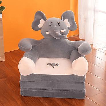 simpo komode: Dečija foteljica na rasklapanje – GREY ELEPHANT (šifra: B030-130) — 1