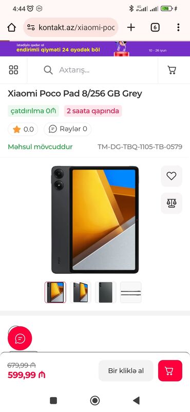 redmi pad 5 qiymeti: Salam planset lombarddadi 1ay ilwlenib kontakt homdan alinib hec bir