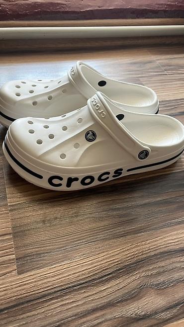 crocs 39: Сабо, 44, 45, Crocs, Новый, цвет - Белый, Самовывоз — 3