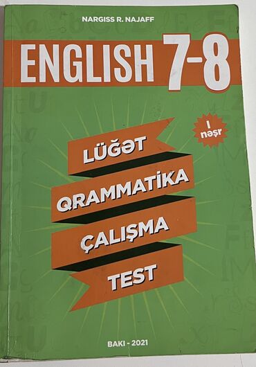 zirpaket satisi 2021: English 7-8, 1-ci nəşr, 2021
Lüğət-Qrammatika-Çalışma-Test