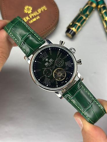 Aksesuarlar: Yeni, Qol saatı, Patek Phillipe, rəng - Yaşıl — 10