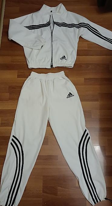 qaqa dəsti: İdman dəsti, Adidas, S, rəng - Ağ — 1