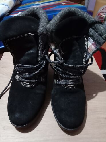 crne kozne patike zenske: Ankle boots, 38