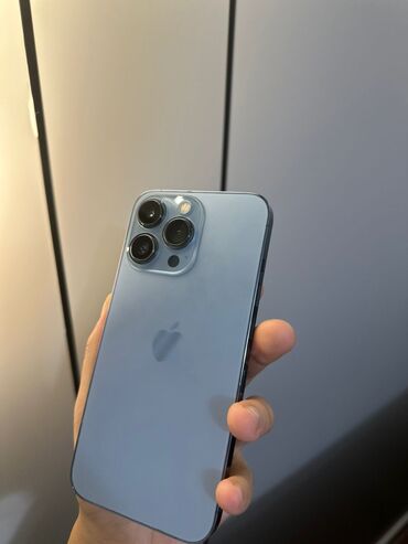 петличные микрофоны: IPhone 13 Pro, Колдонулган, 128 ГБ, Blue Titanium, Коргоочу айнек, Каптама, 83 %