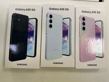 Samsung: Samsung Galaxy A55, Новый, 128 ГБ, 2 SIM