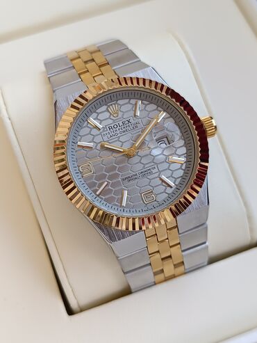 Qol saatları: Yeni, Qol saatı, Rolex, rəng - Qızılı — 7