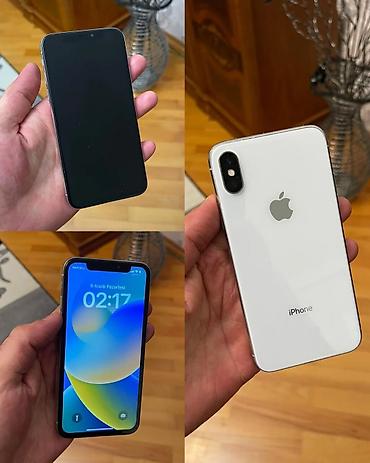 iphone x ağ: IPhone X, 64 GB, Ağ, Face ID — 1