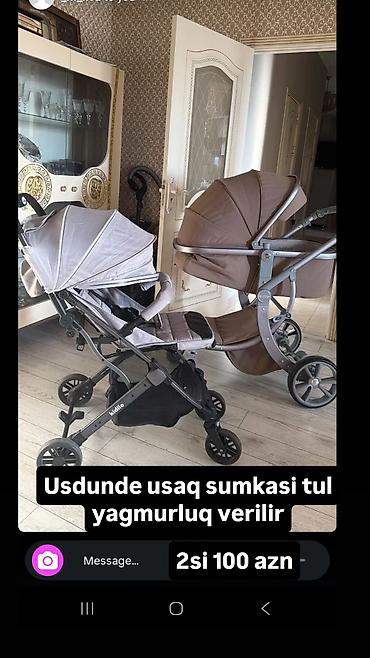 usag ucun: Uşaq arabası dəsti - 2 ədəd uşaq arabası (şəkildəki modellər) - — 1