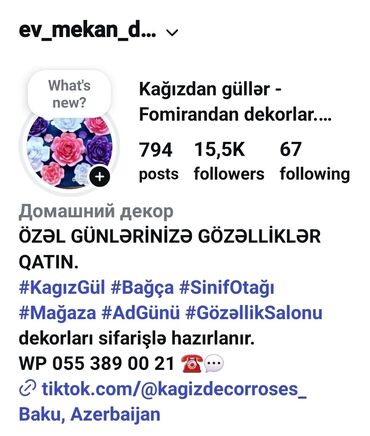 Digər ev dekoru: Sinif otağı, bağça,, məktəb, gözəllik salonu, mağaza vitrin, toy nişan — 28