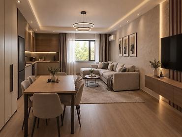 Продажа квартир: 2 комнаты, 66 м², Элитка, 12 этаж, ПСО (под самоотделку) — 1