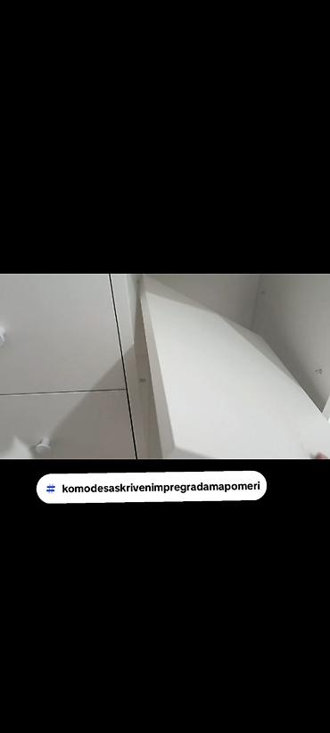 Komode: Komoda sa skrivenim pregradama Se izradjuje u Univera debljine 18mm — 5