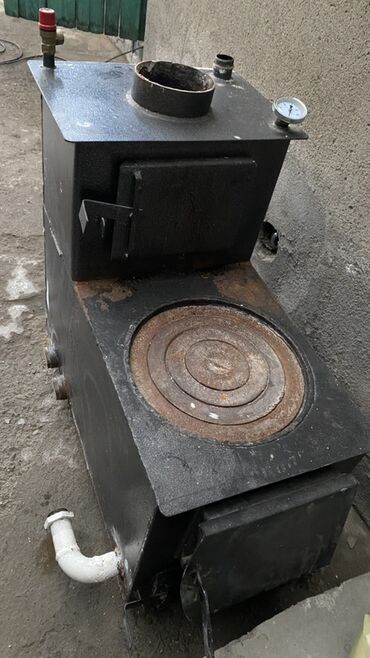 отопление теплый пол: Твердотопливная печь-котел с варочной поверхностью 4мес ползовались