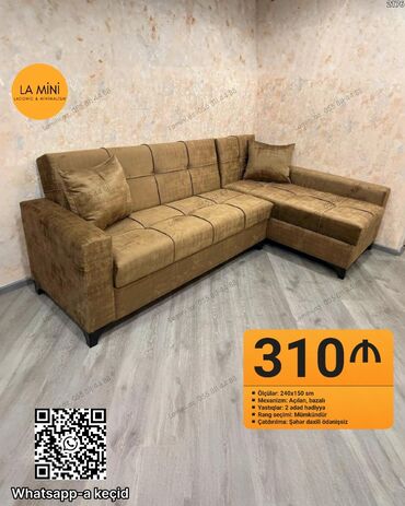 divan ortusu: Угловой диван, Раскладной, С подъемным механизмом, Велюровая ткань, Бесплатная доставка в черте города